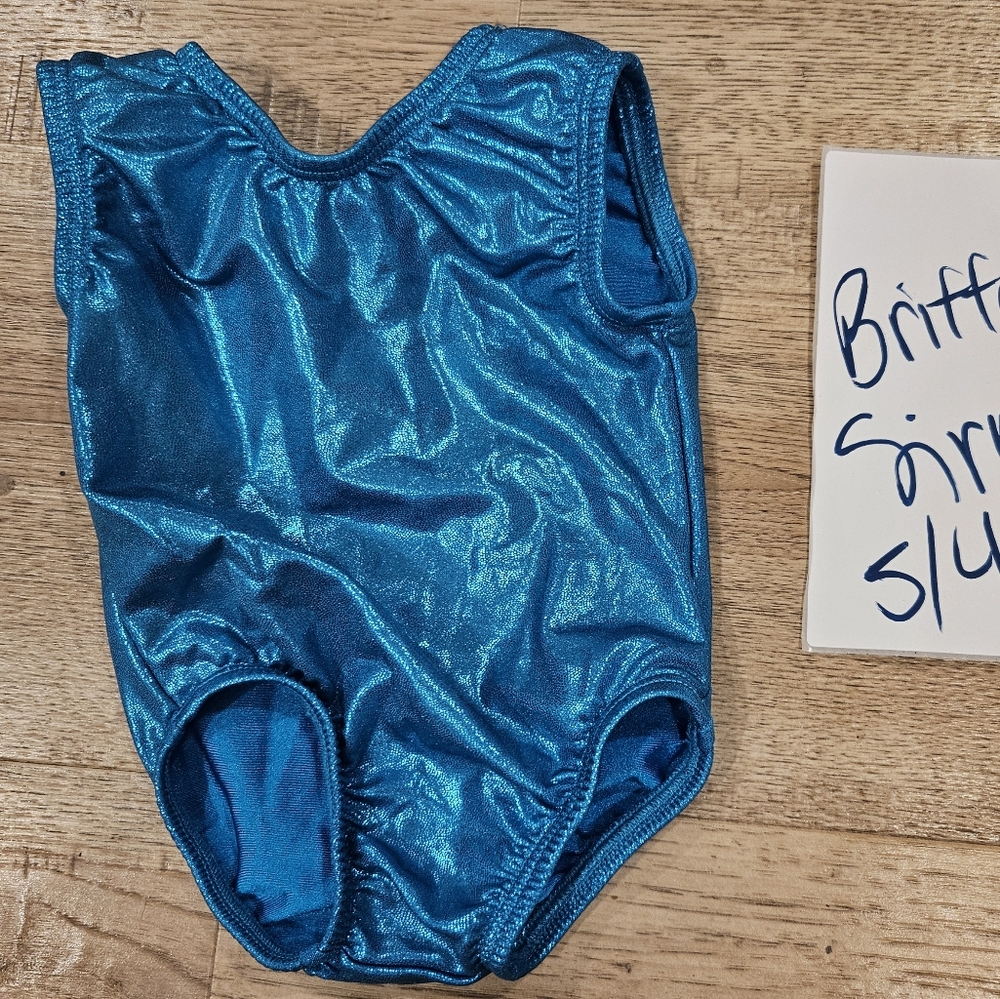 Shimmering Blue Leotard